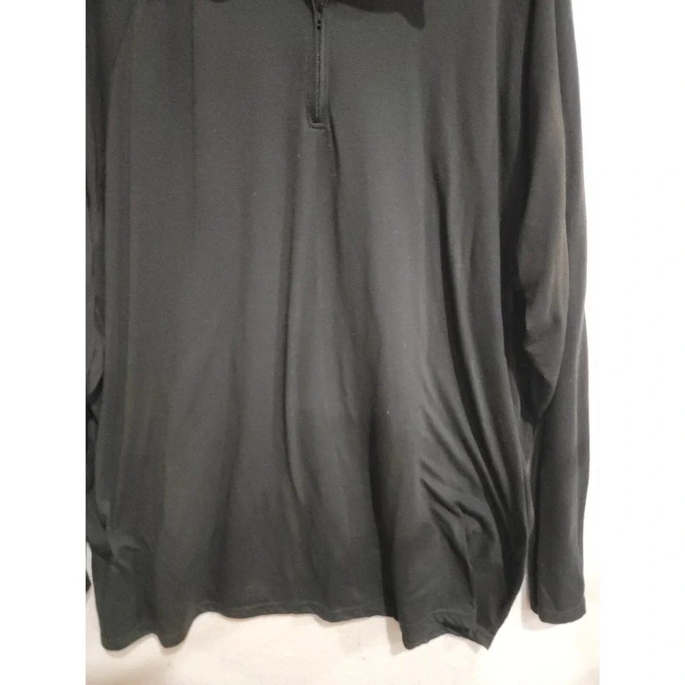 Adidas Ultimate Tee 1/4 Zip Pullover Mens‎ 3XL Black Long Sleeve Training Top